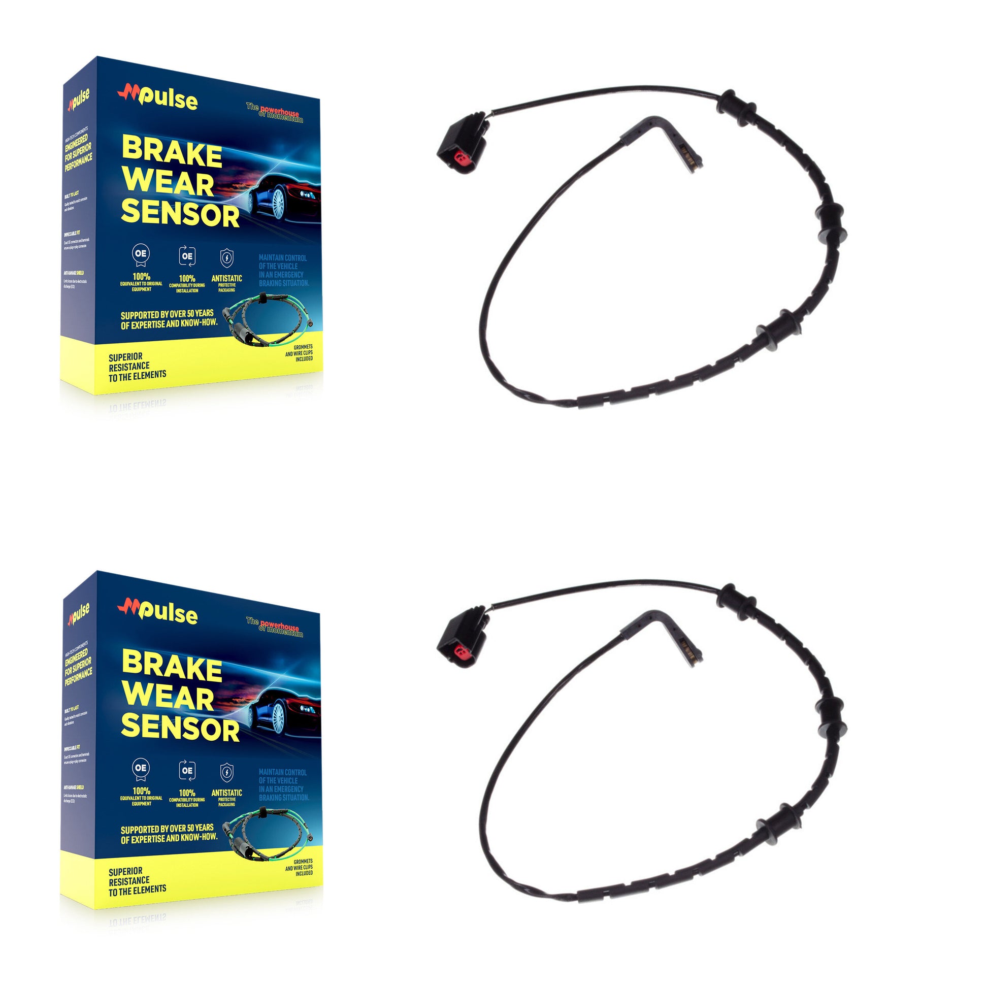 Mpulse KSE-100306 Disc Brake Pad Wear Sensor for 2014-2024 Jaguar F-Type - Rear