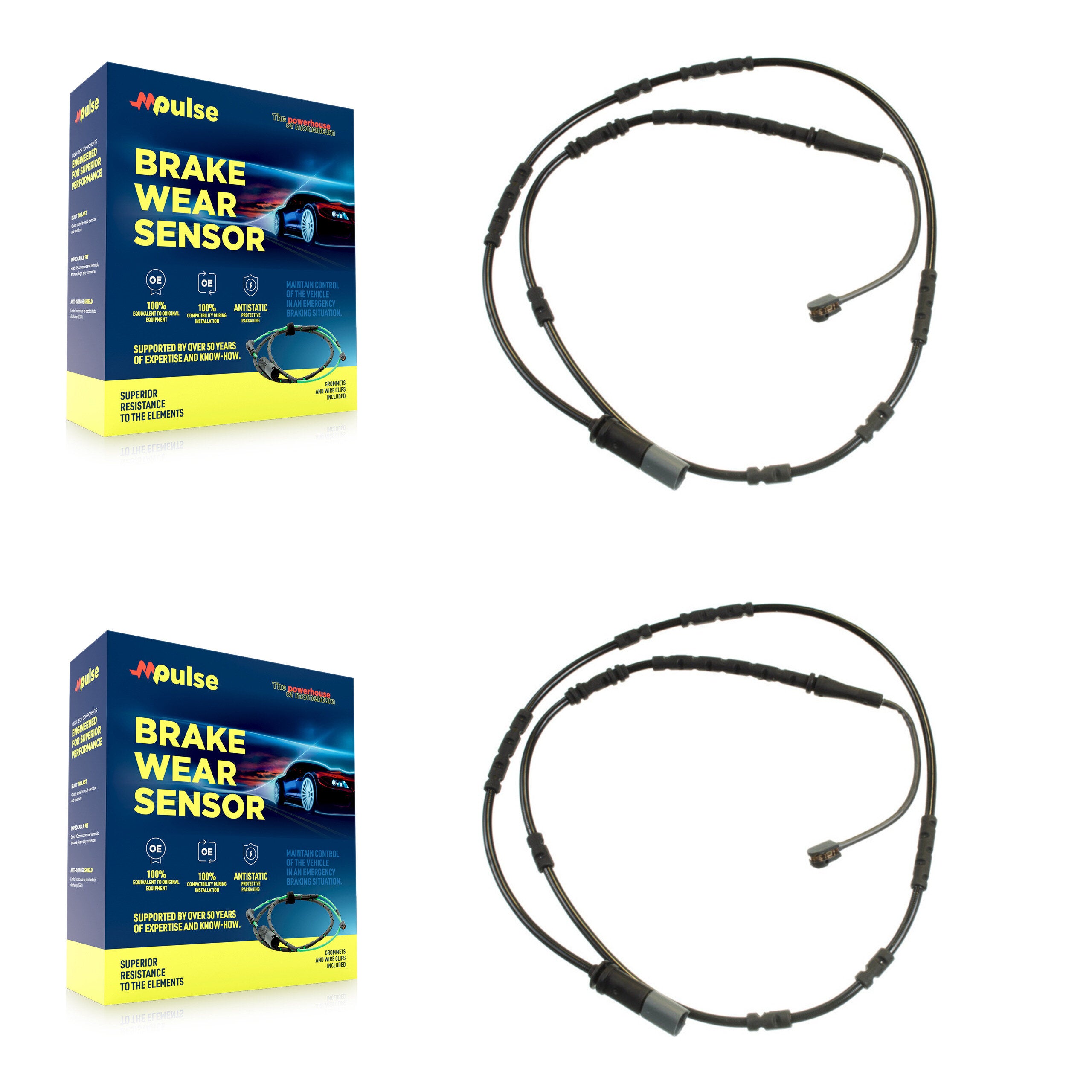 Mpulse KSE-100318 Disc Brake Pad Wear Sensor for 2014-2020 BMW i8 - Rear
