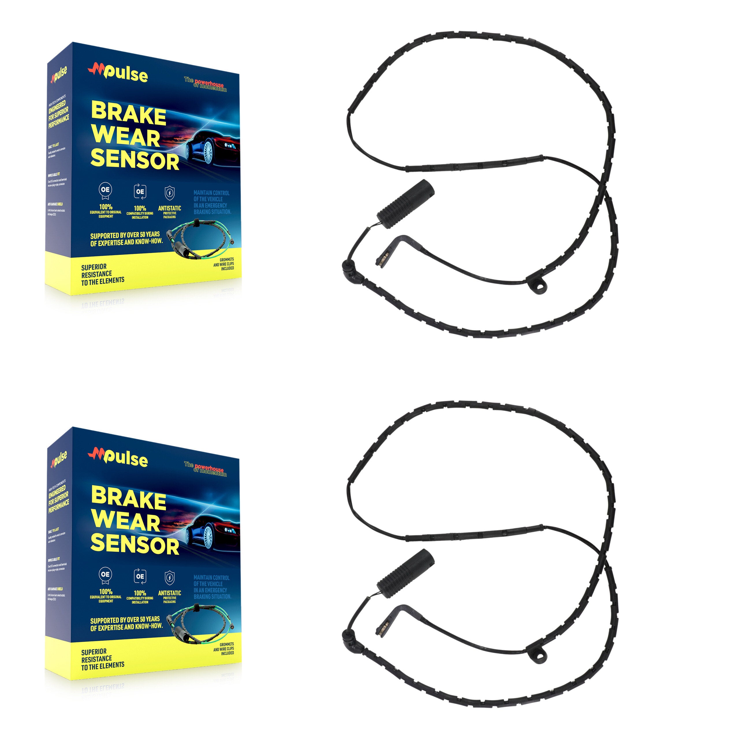 Mpulse KSE-100328 Disc Brake Pad Wear Sensor for 2006-2012 Land Rover Range Rover - Rear