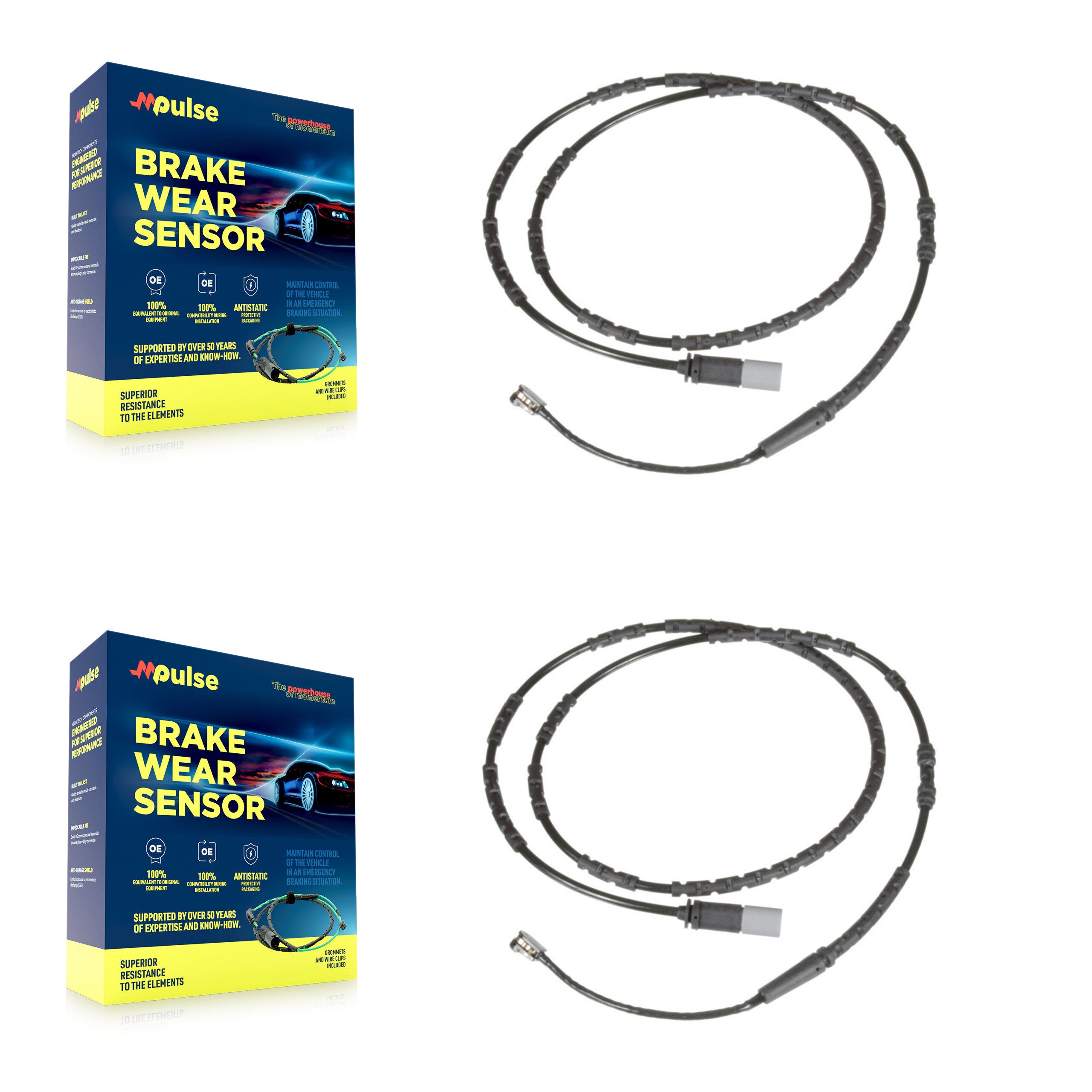 Mpulse KSE-100334 Disc Brake Pad Wear Sensor for 2010-2016 BMW Z4 - Rear