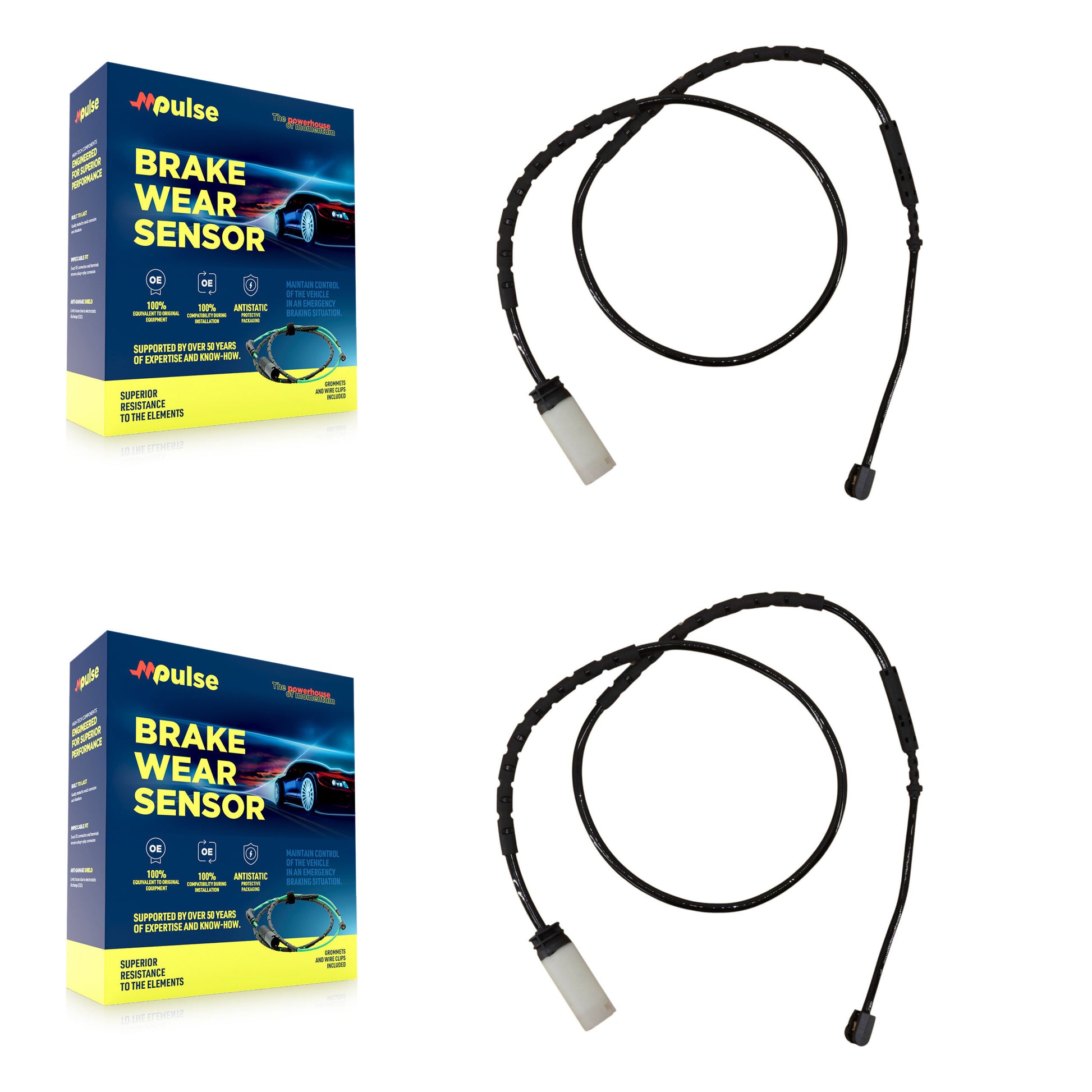 Mpulse KSE-100336 Disc Brake Pad Wear Sensor for 2011-2016 Mini Cooper Countryman, Mini Cooper Paceman - Rear