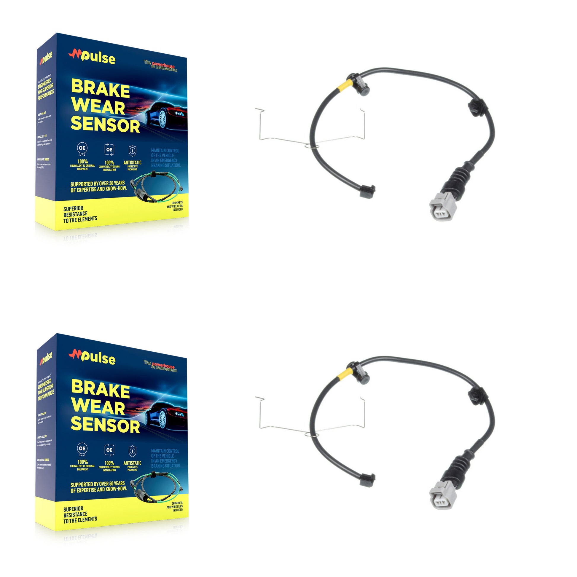 Mpulse KSE-100356 Disc Brake Pad Wear Sensor for 2009-2016 Lexus LS460 - Front