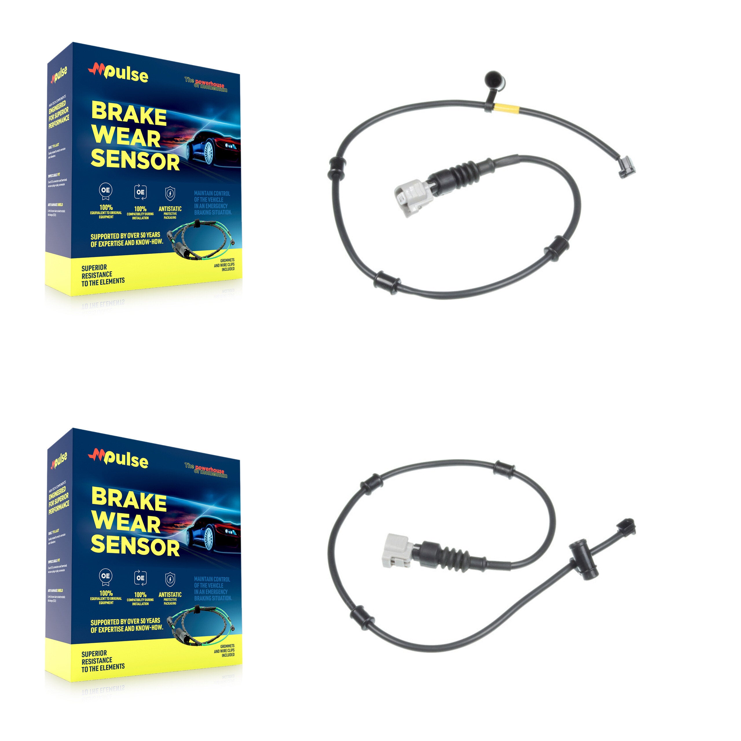 Mpulse KSE-100469 Disc Brake Pad Wear Sensor for 2009-2017 Lexus LS460, Lexus LS600h - Rear