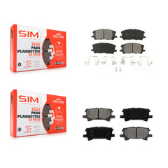 SIM KSM-100010 Disc Brake Pad for 2004-2009 Lexus RX350, Lexus RX400h and More - Front and Rear