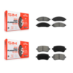 SIM KSM-100017 Disc Brake Pad for 2004-2007 Ford Freestar, Mercury Monterey - Front and Rear
