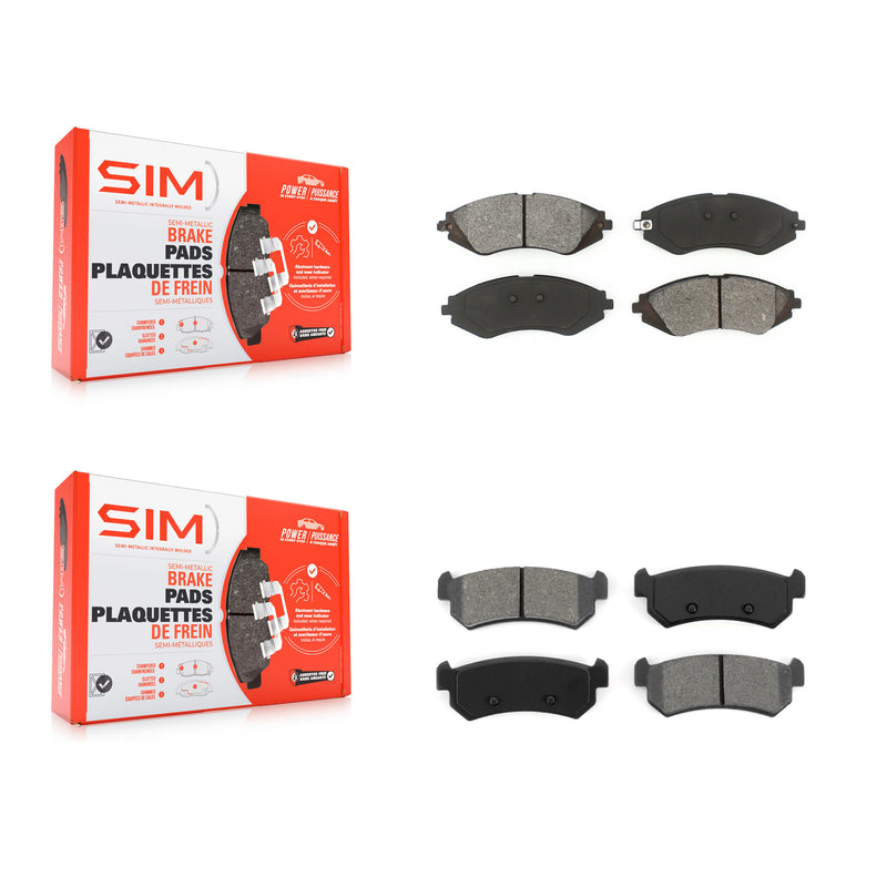 SIM KSM-100021 Disc Brake Pad for 2004-2006 Suzuki Reno, Chevrolet Optra, Suzuki Forenza - Front and Rear