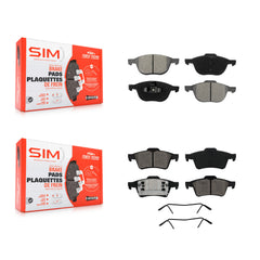 SIM KSM-100025 Disc Brake Pad for 2004-2006 Mazda 5, Mazda 3 - Front and Rear