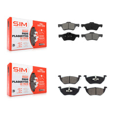 SIM KSM-100026 Disc Brake Pad for 2005-2011 Ford Escape, Mercury Mariner, Mazda Tribute - Front and Rear