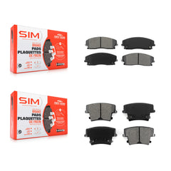 SIM KSM-100028 Disc Brake Pad for 2005-2023 Dodge Charger, Dodge Challenger and More - Front and Rear