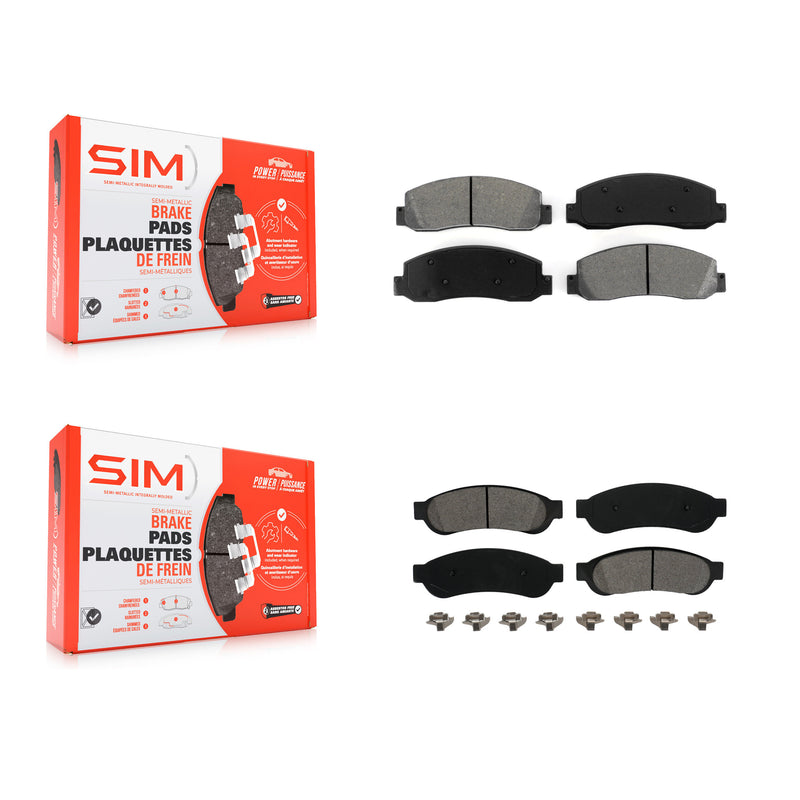 SIM KSM-100036 Disc Brake Pad for 2005-2007 Ford F-350 Super Duty - Front and Rear