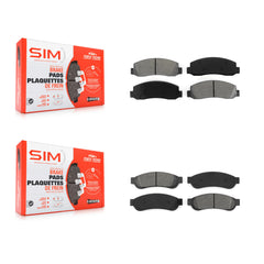 SIM KSM-100038 Disc Brake Pad for 2008-2012 Ford F-450 Super Duty, Ford F-350 Super Duty, Ford F-250 Super Duty - Front and Rear