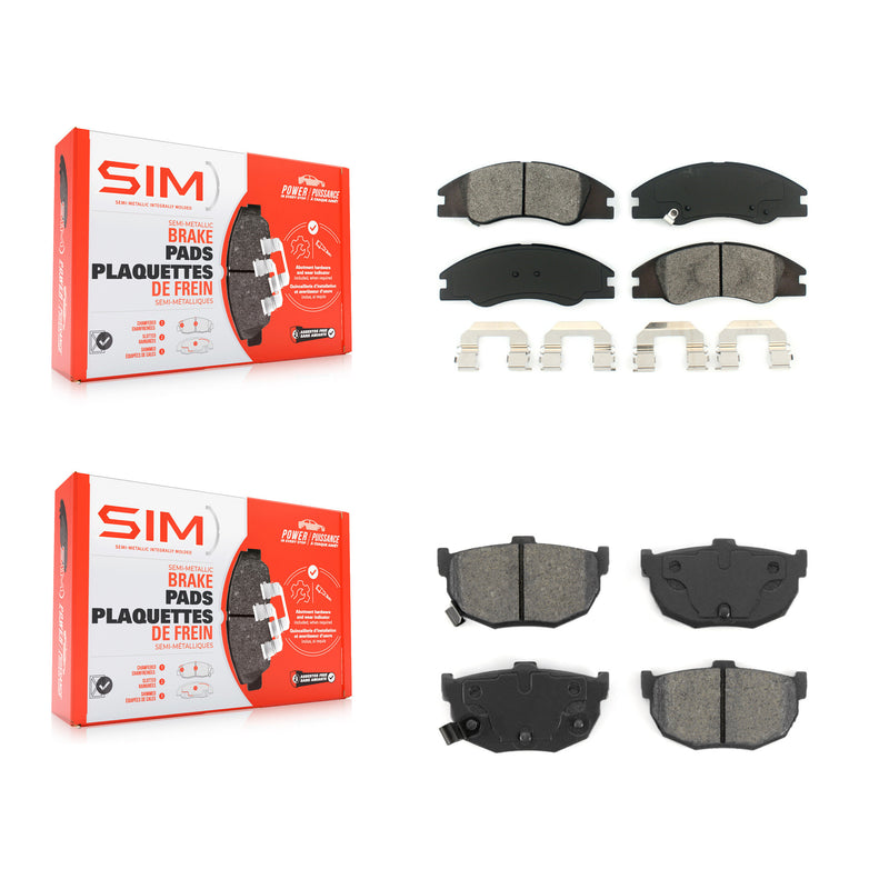 SIM KSM-100040 Disc Brake Pad for 2004-2009 Kia Spectra, Kia Spectra5 - Front and Rear