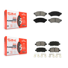 SIM KSM-100042 Disc Brake Pad for 2004-2009 Buick Allure, Buick LaCrosse, Pontiac Grand Prix - Front and Rear