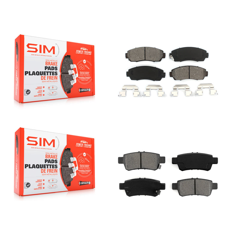 SIM KSM-100050 Disc Brake Pad for 2005-2010 Honda Odyssey - Front and Rear