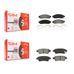 SIM KSM-100054 Disc Brake Pad for 2004-2012 Nissan Pathfinder, Nissan Xterra - Front and Rear