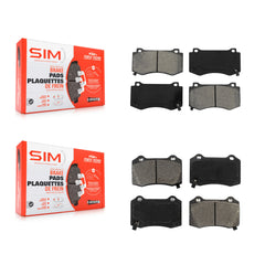 SIM KSM-100063 Disc Brake Pad for 2005-2023 Dodge Challenger, Dodge Charger and More - Front and Rear