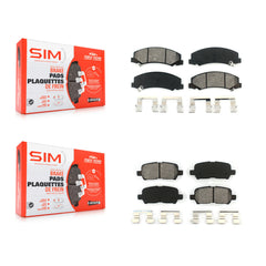 SIM KSM-100070 Disc Brake Pad for 2010-2016 Chevrolet Impala Limited, Chevrolet Impala - Front and Rear