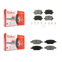 SIM KSM-100071 Disc Brake Pad for 2004-2012 Chevrolet HHR, Pontiac G5 and More - Front and Rear