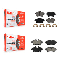 SIM KSM-100085 Disc Brake Pad for 2007-2015 Mini Cooper - Front and Rear