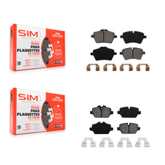 SIM KSM-100087 Disc Brake Pad for 2011-2016 Mini Cooper Paceman, Mini Cooper Countryman - Front and Rear