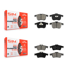SIM KSM-100094 Disc Brake Pad for 2004-2011 Saab 9-3 - Front and Rear
