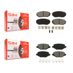 SIM KSM-100096 Disc Brake Pad for 2011-2015 Ford Edge, Lincoln MKX - Front and Rear