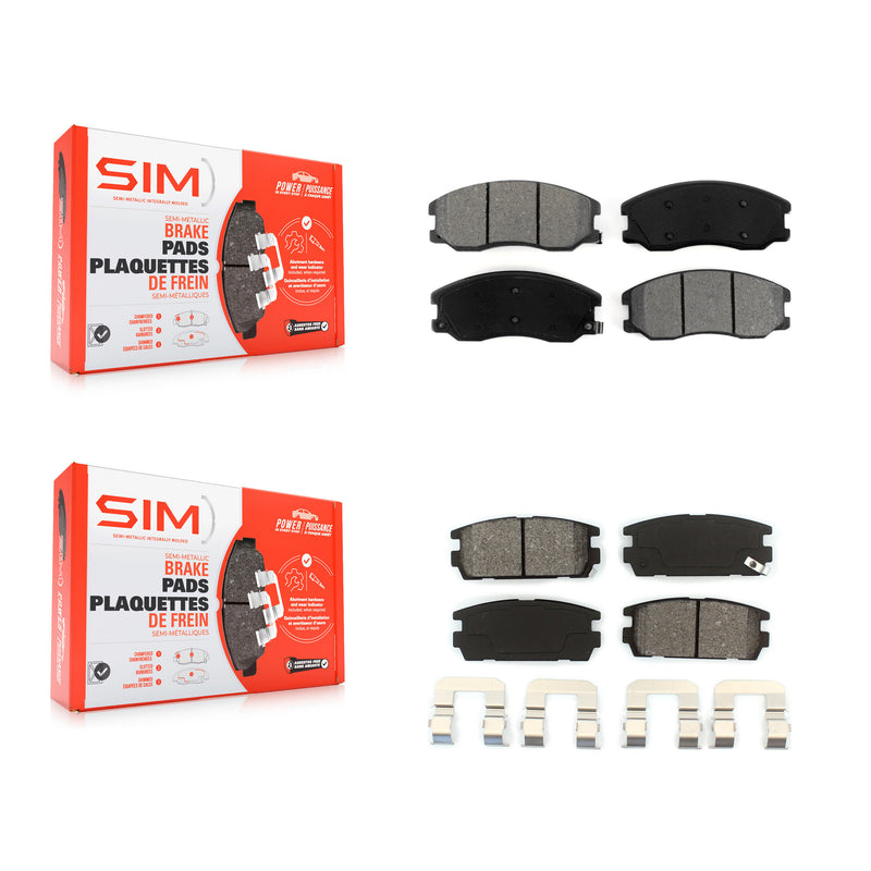 SIM KSM-100097 Disc Brake Pad for 2007-2015 Chevrolet Captiva Sport, Saturn Vue and More - Front and Rear