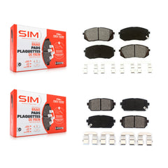 SIM KSM-100106 Disc Brake Pad for 2007-2012 Kia Rondo - Front and Rear