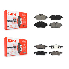 SIM KSM-100114 Disc Brake Pad for 2007-2008 Mini Cooper - Front and Rear