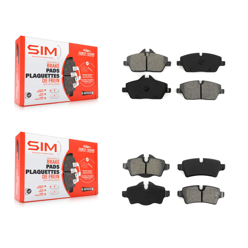 SIM KSM-100115 Disc Brake Pad for 2007-2015 Mini Cooper - Front and Rear