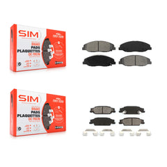 SIM KSM-100126 Disc Brake Pad for 2009-2011 Cadillac STS - Front and Rear