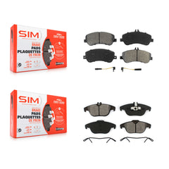 SIM KSM-100154 Disc Brake Pad for 2010-2015 Mercedes-Benz GLK250, Mercedes-Benz GLK350 - Front and Rear