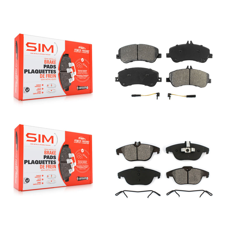 SIM KSM-100154 Disc Brake Pad for 2010-2015 Mercedes-Benz GLK250, Mercedes-Benz GLK350 - Front and Rear