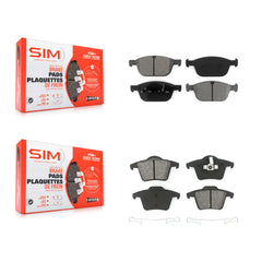 SIM KSM-100156 Disc Brake Pad for 2003-2014 Volvo XC90 - Front and Rear