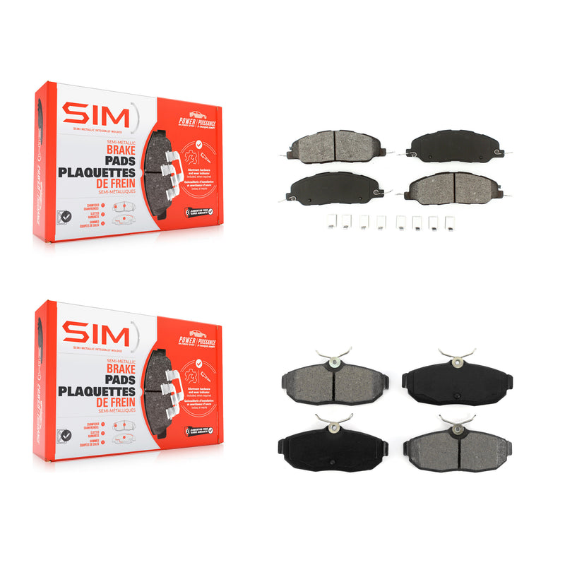 SIM KSM-100174 Disc Brake Pad for 2005-2010 Ford Mustang, Avanti Avanti - Front and Rear