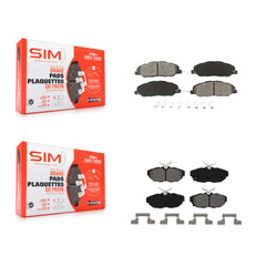 SIM KSM-100175 Disc Brake Pad for 2011-2014 Ford Mustang - Front and Rear