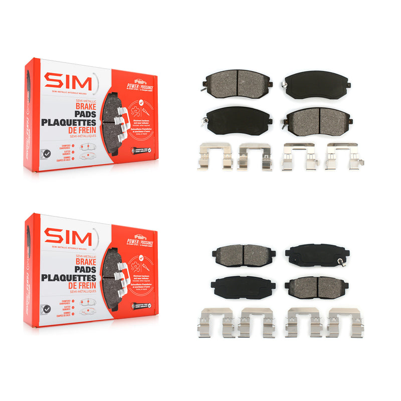 SIM KSM-100187 Disc Brake Pad for 2013-2023 Subaru BRZ, Toyota GR86 and More - Front and Rear