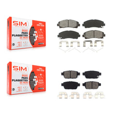 SIM KSM-100194 Disc Brake Pad for 2006-2014 Acura TL, Honda Ridgeline - Front and Rear