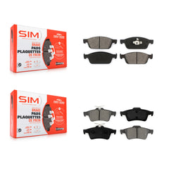 SIM KSM-100205 Disc Brake Pad for 2013-2023 Ford Transit Connect, Ford Escape - Front and Rear