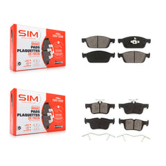 SIM KSM-100206 Disc Brake Pad for 2017-2019 Lincoln MKC, Ford Escape - Front and Rear
