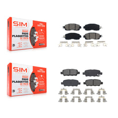 SIM KSM-100208 Disc Brake Pad for 2013-2023 Nissan Altima, Nissan LEAF - Front and Rear