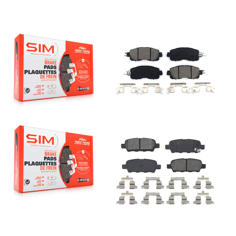 SIM KSM-100208 Disc Brake Pad for 2013-2023 Nissan Altima, Nissan LEAF - Front and Rear