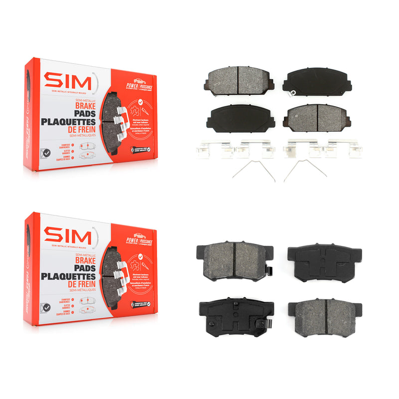 SIM KSM-100214 Disc Brake Pad for 2016-2022 Acura ILX - Front and Rear