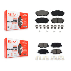 SIM KSM-100215 Disc Brake Pad for 2014-2015 Mazda 6 - Front and Rear