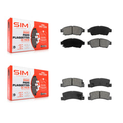 SIM KSM-100267 Disc Brake Pad for 1992-1999 Toyota Celica, Toyota Camry - Front and Rear