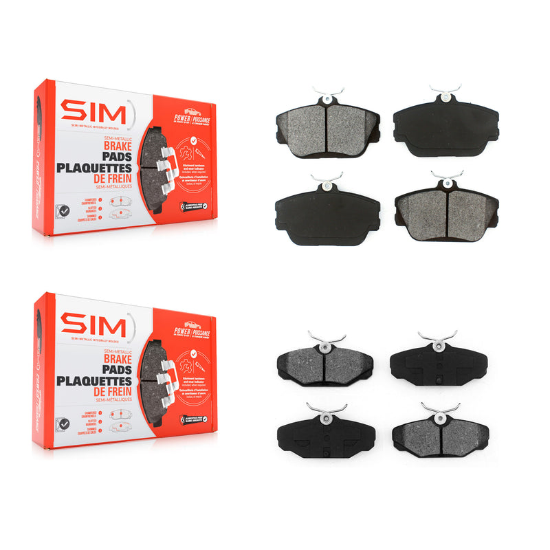 SIM KSM-100270 Disc Brake Pad for 1994-2007 Mercury Sable, Ford Taurus, Lincoln Continental - Front and Rear