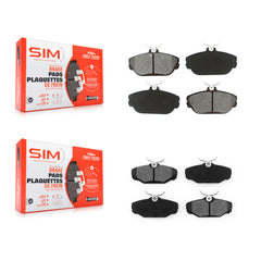 SIM KSM-100272 Disc Brake Pad for 1993-2002 Ford Taurus, Mercury Sable, Lincoln Continental - Front and Rear