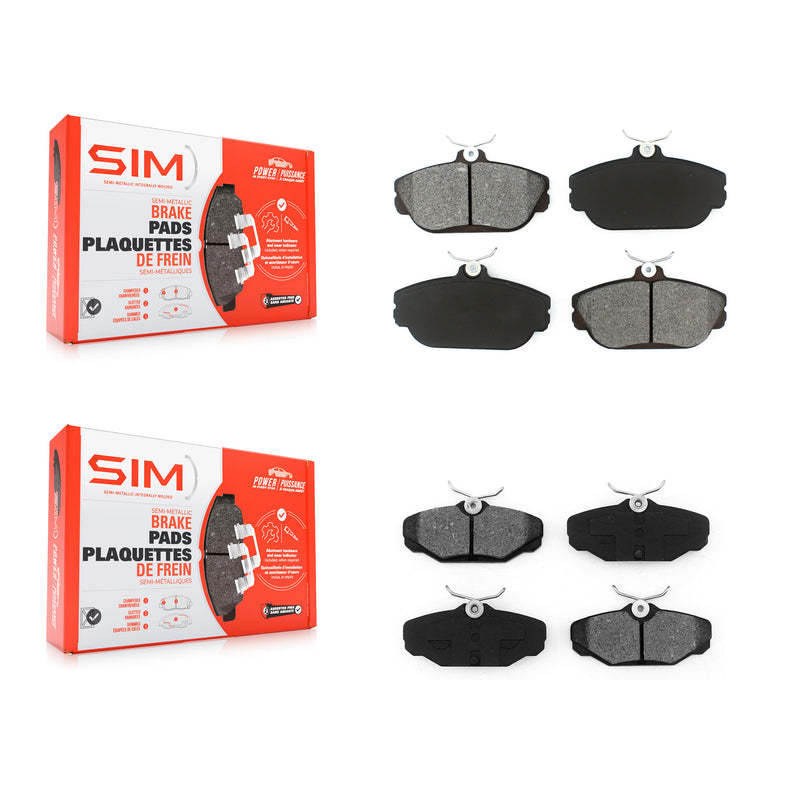 SIM KSM-100272 Disc Brake Pad for 1993-2002 Ford Taurus, Mercury Sable, Lincoln Continental - Front and Rear