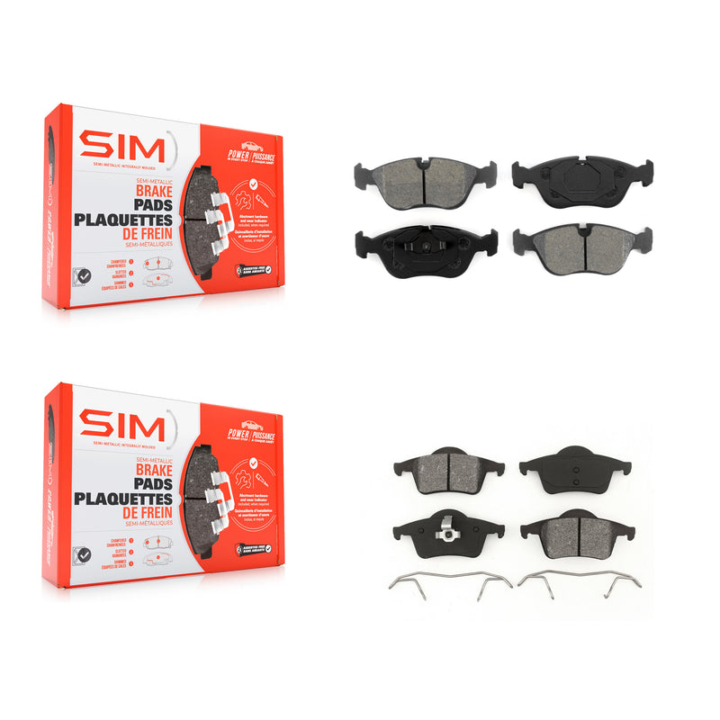 SIM KSM-100275 Disc Brake Pad for 1999-2000 Volvo S70, Volvo V70 - Front and Rear