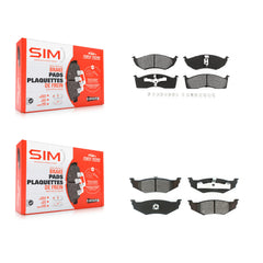 SIM KSM-100283 Disc Brake Pad for 1995-2003 Dodge Neon, Chrysler Neon, Plymouth Neon - Front and Rear